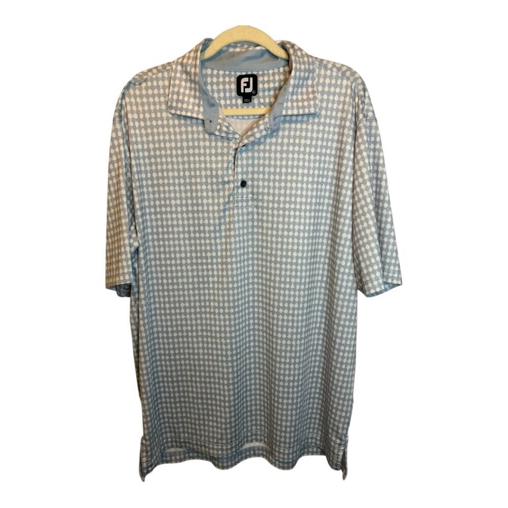 FootJoy Shirt Men's Size XL‎ Outdoor Golf Casual Sport White Gray